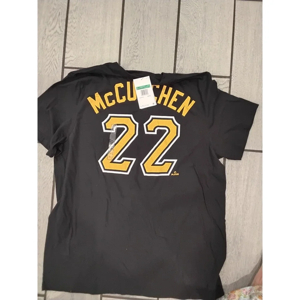 Nike Pittsburgh Pirates MLB Small Black Graphic T-Shirt N199-00A-PT9-009 NWT